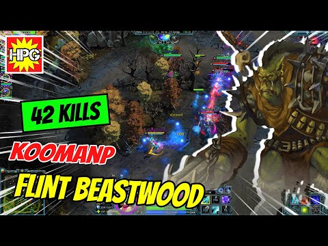HON FLINT BEASTWOOD GAMEPLAY | Koomanp | Diamond - CM