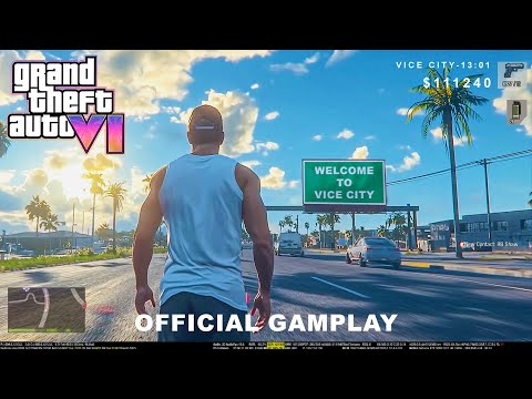 Grand Theft Auto VI - Official Gameplay Leaks (2025)