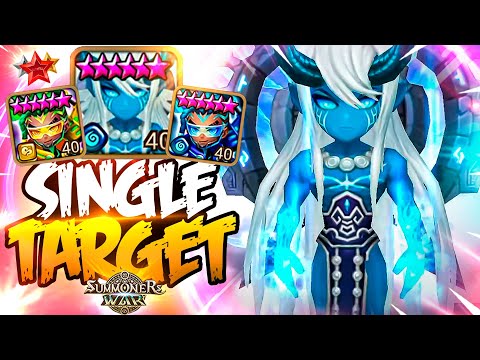 FAST SINGLE TARGET TEAM with THEOMARS and SKY SURFERS (G1 Rank) - Summoners War