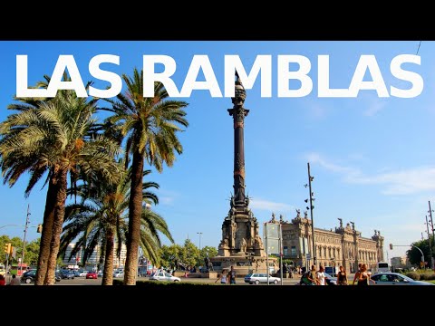 THE BEST Thing To Do In Barcelona! - Las Ramblas Barcelona - 4K City Walking Tour - Travel Vlog