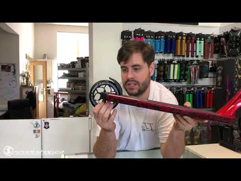 Freestyle koloběžka Fasen Spiral S2 červená