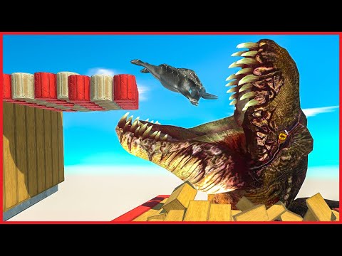 WHICH UNIT CAN JUMP WITHOUT FALL INTO QUICKSAND - Animal Revolt Battle Simulator