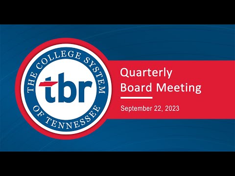 September 2023 - Quarterly Board Meeting - September 22, 2023