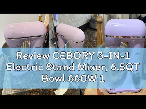 Stand Mixer 6.5QT for Home Baking video review thumbnail