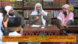 مناقشة الأبحاث والأحاديث بمكتبة مسجد أهل السنة بمنية سمنود 04 01 2017 5