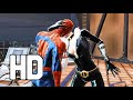 Spider Man Kisses Black Cat Romantic Scene