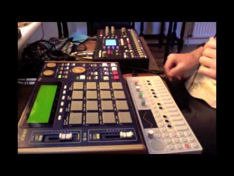 mpc + octatrack + op-1 = live looping session