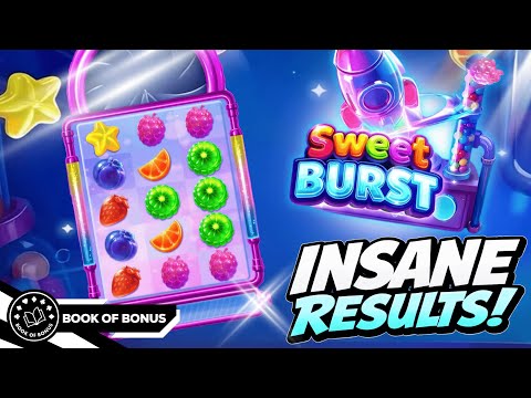 Sweet Burst par Pragmatic Play - vidéo max win