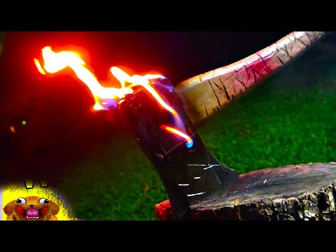 HOW TO BUILD A FLAMING AXE!!!!