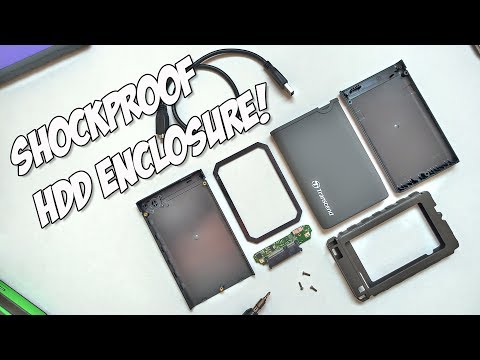 Transcend 25CK3 Review and Installation - Shockproof HDD Enclosure