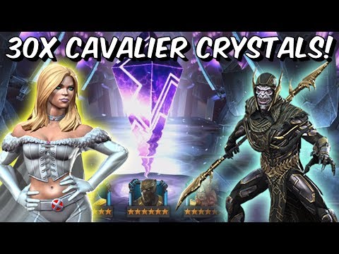 30x 6 Star Cavalier Crystal Opening! - Round #4 - 6k Likes Smashed! - Marvel Contest of Champions
