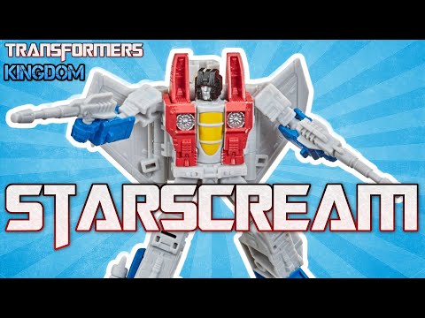 TRANSFORMERS KINGDOM CORE CLASS STARSCREAM VIDEO REVIEW