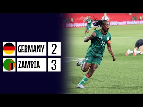 Germany vs Zambia | 2-3 | FIFA Women's Friendly Match 2023