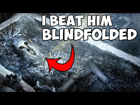 Defeating Sir Gideon Ofnir BLINDFOLDED