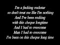 Cheque - Rockstar (Lyrics Video)