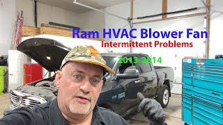 2013-2014 Ram Blower Fan Motor Intermittent