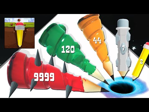 PEN DIG 3D - ASMR Gameplay. Level Up (iOS, Android)