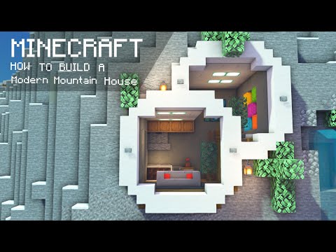 Heyimrobby - Minecraft : How to Build Modern Mountain House Tutorial