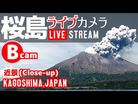 Volcano Sakurajima From Tarumizu