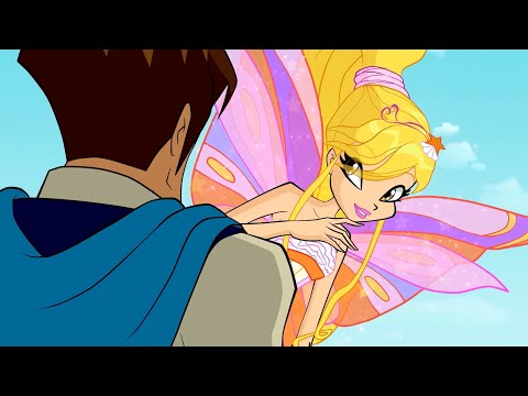Brandon compliments Stella and Aisha interrupts | Winx Club Clip
