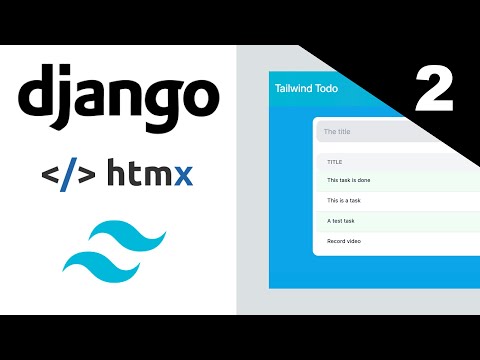 Editing tasks - Django, Htmx and Tailwind Todo Application thumbnail