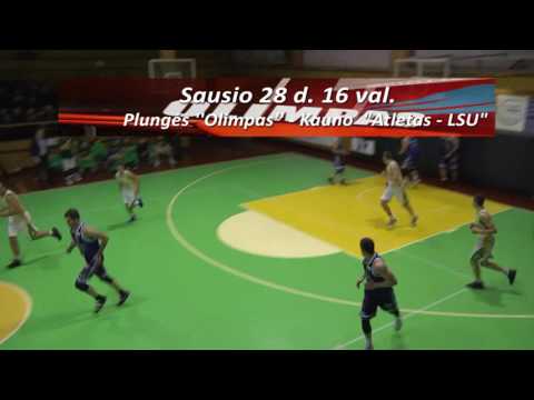 Plungės  OLIMPAS  -  Kauno  ATLETAS  2017 01 28  16val