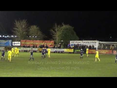 Banbury United 3 Hook Norton 0 - 7 Feb 2017 - Goals, Penalty Incidents and Penalty Save