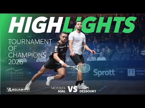 🇪🇬 Asal v Dessouky 🇪🇬 | Tournament of Champions 2026 | ROUND 1 HIGHLIGHTS