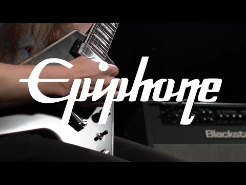 Epiphone Flying V Prophecy, Black Aged Gloss | Gear4music demo
