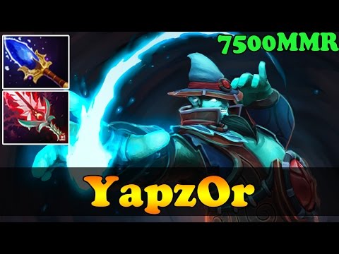 YapzOr 7500 MMR Plays Storm Spirit With Aghanim's Scepter Bloodthorn - Ranked Gameplay - Dota 2
