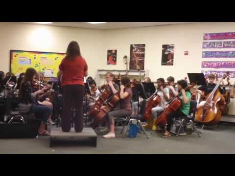 HMS 8th Grade Orchestra performs "Conquistador" by Deborah Baker Monday