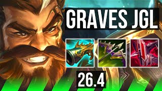 GRAVES vs ZAAHEN Good KDA 16-1-4 KR Master 26.4