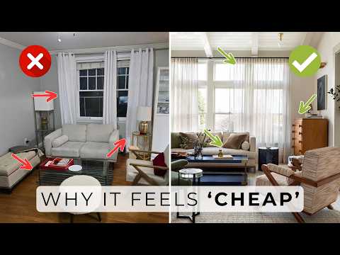 These 12 Mistakes Make Your Home Look Cheap & How To Fix Them