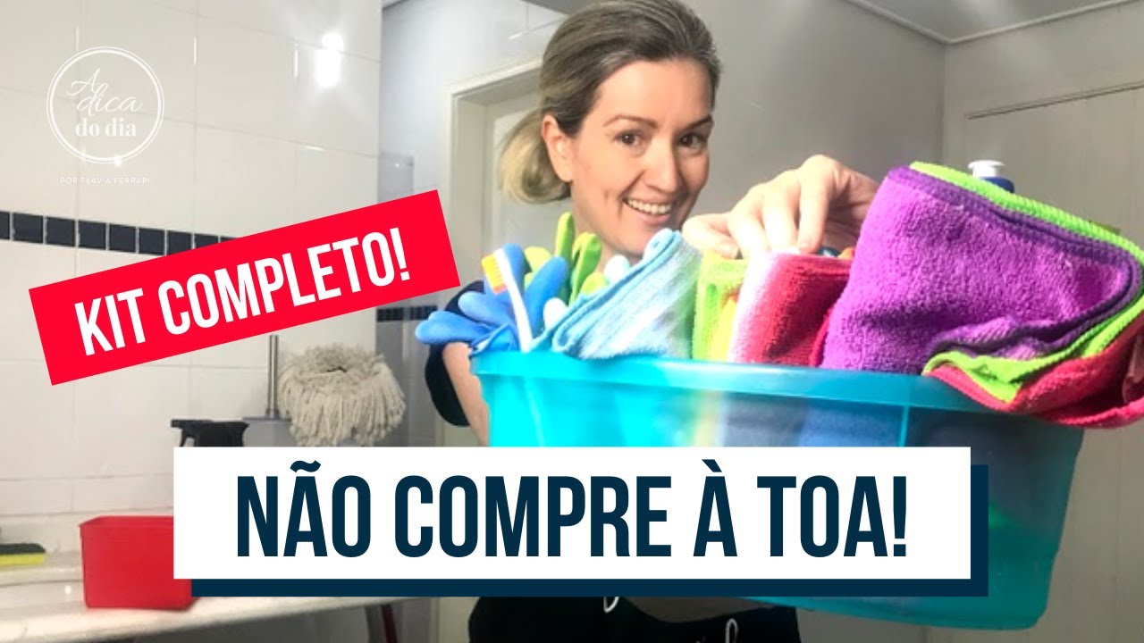 COISAS QUE VOCÊ PRECISA TER NO SEU KIT DE LIMPEZA | FLÁVIA FERRARI