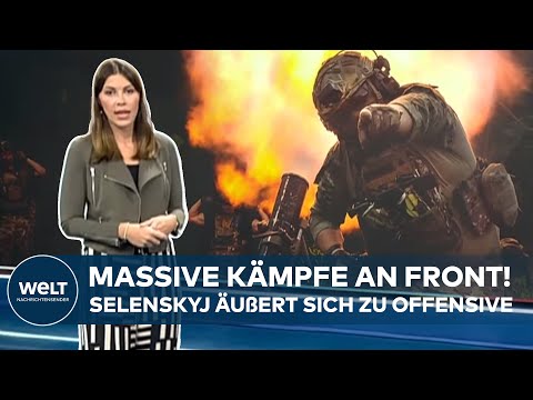 PUTINS KRIEG: Heftige Gefechte an Front! Selenskyj nennt Details der Offensive gegen Russland