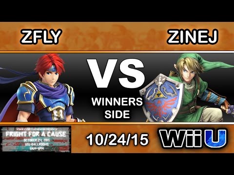 Fright For A Cause – 4GG | Zfly (Roy) Vs. Zinej (Link) Winners Side - Smash Wii U