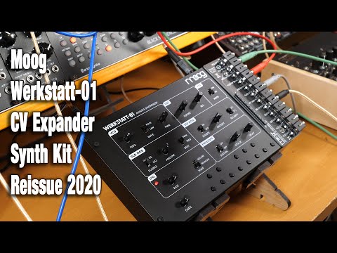Moog Werkstatt-01 & CV Expander Neuauflage 2020: Aufbau und Testbericht
