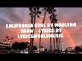 California Soul by Marlena Shaw - Lyrics by LyricsWorldMusic !!!