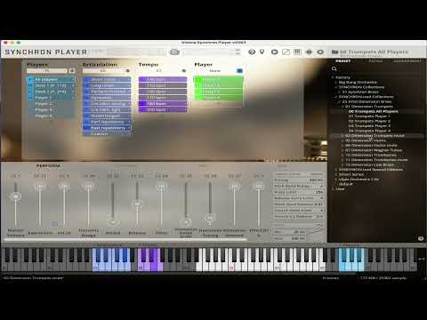 Synchronized Dimension Brass Playthru- Trumpets/ Horns