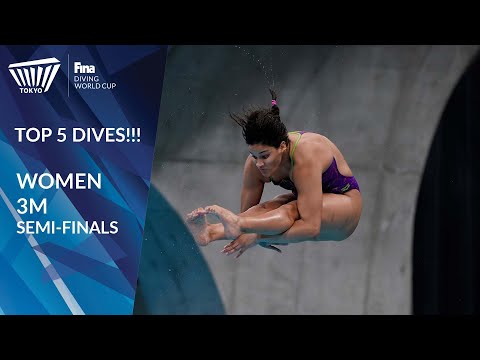 FINA Diving World Cup 2021 -  Women's 3m semi-finals -  Top 5 dives