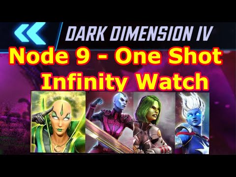 Dark Dimension 4 - Node 9 8Watch | DD4 Node 9 One Shot | Walkthrough | - Marvel Strike Force - FTP