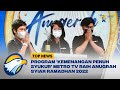 Program Kemenangan Penuh Syukur Metro TV Raih Anugrah Syiar Ramadhan 2022