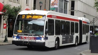 Septa Route 17(20th-Johnston)Announcements
