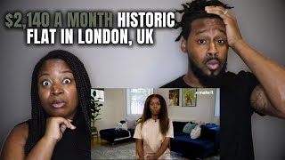 🇬🇧 American Couple Reacts to LIVING ABROAD: Living In A $2,140 A Month Historic Flat In London, UK
