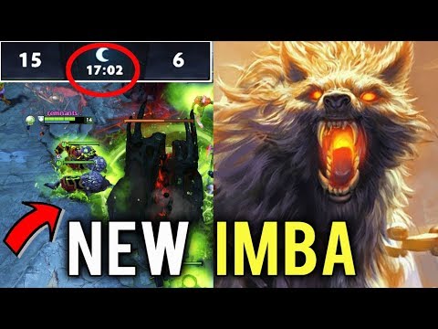 New Hero Mid To End Game Fast! Crazy Backdoor Win Game Imba 7.21 Lycan Top Pro Dota 2 (2 Games)