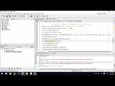 JavaFX Tutorial 15 Reflection Effect