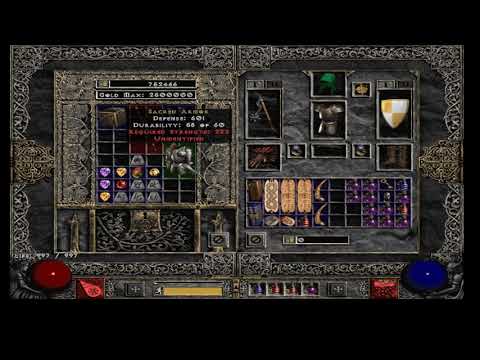 Diablo 2 Single Player: Unique Sacred Armor drop. Tyreal's or Templar's?