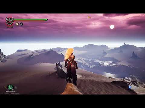 Darksiders III glitched and went out of bounds. limbo? :-P No, opening cutscene area