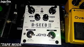 Video thumbnail for JOYO D-SEED II Dual Channel Digital Delay (no talking) | gear demo by Jaga Cita official
