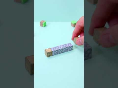 Minecraft Door System / Magnetic PaperCraft #shorts